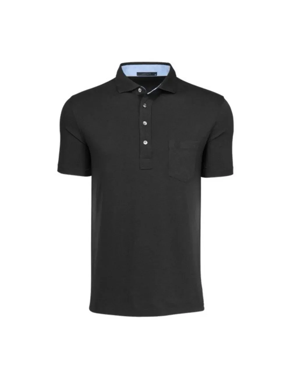 Greyson Golf Spirit Short Sleeve Chest Pocket Polo Black Men’s Size Large EUC